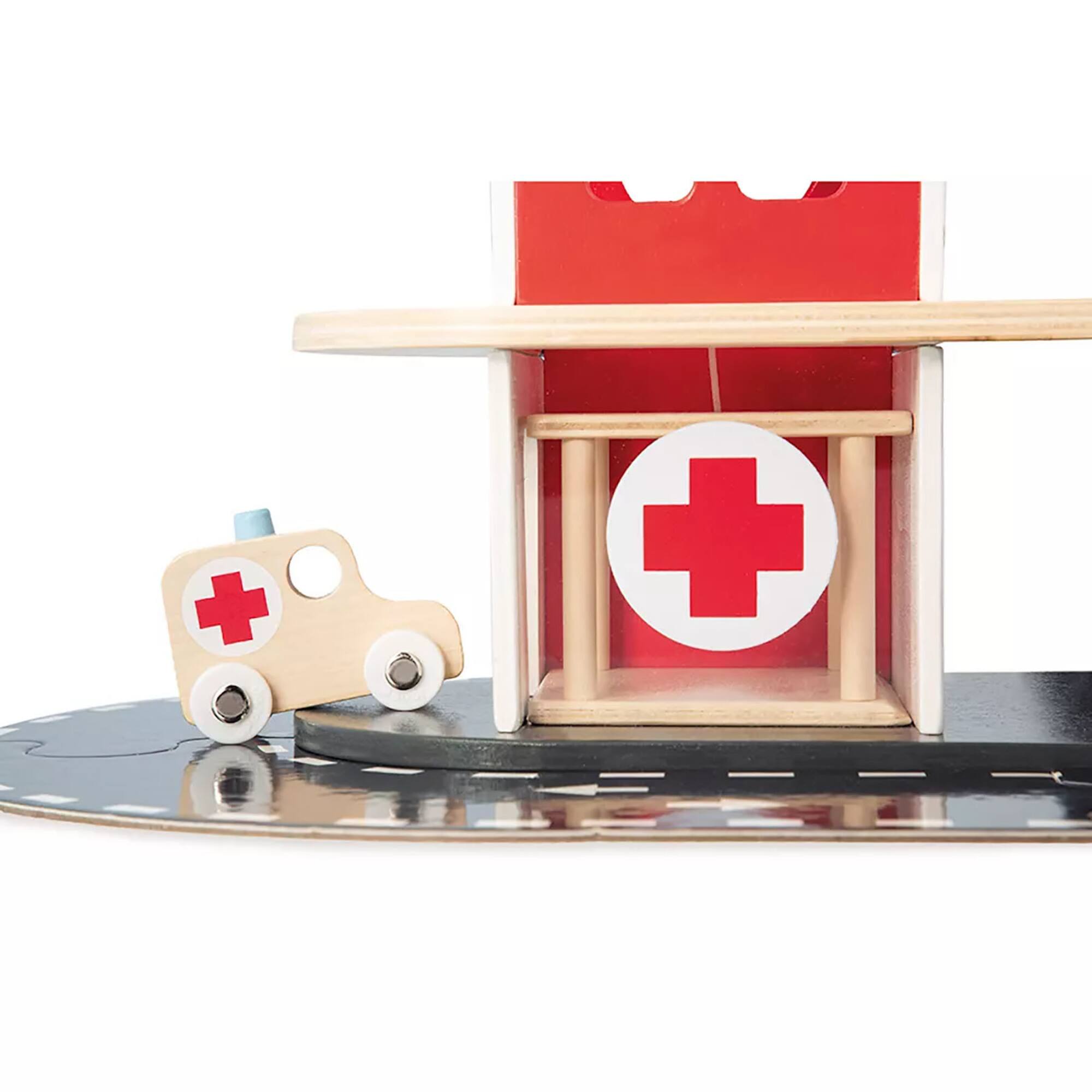 Janod® Red Fire Station Toy Set